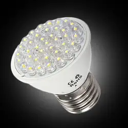 E27 220 V Светодиодный прожектор яркость светодиодное освещение лампы для Офис & Обеденная энергосберегающие 38 Светодиодный белый свет лампы