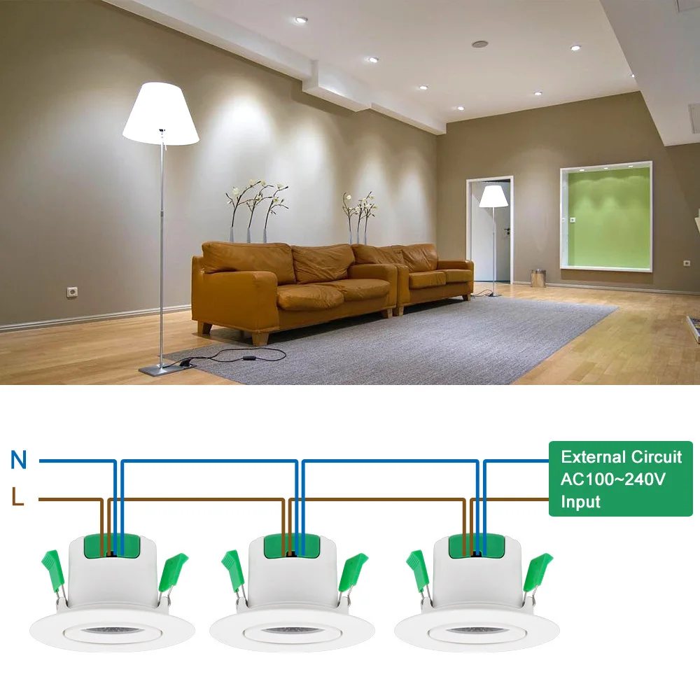 Diâmetro do Furo Direcional 7 w Luzes Led Embutidas no Teto Local Downlight Recesso Branco Fresco 70 75 Milímetros 100 ~ 240 v Feixe Anjo 6 Lâmpadas 6 70-75mm diâmetro do furo 100 lamps 240 v feixe anjo 6 lâmpadas