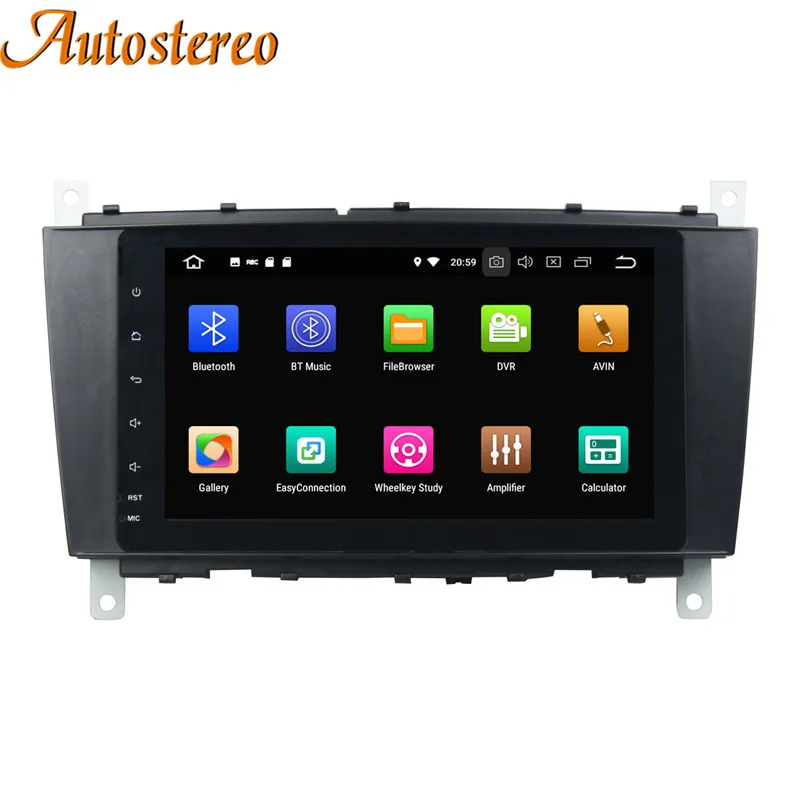 Perfect DSP Autostereo Android 9 Car DVD Player GPS navigation For Mercedes Benz C-Class W203 CLC G Class headunit multimedia player 64G 4