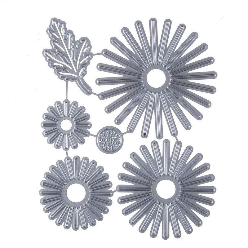Flower Leaf Cutting Dies Stencil DIY Scrapbooking Embossing Album Paper