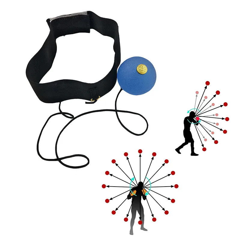 

Silicone Boxing Fight Reaction Ball Boxers Speed Training Magic Ball for Sports Fitness DX88