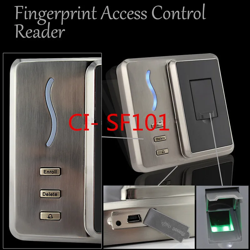 

2016 hot sales ! Biometric Access Controller 125 Khz ID card Fingerprint access control system supports Wiegand 26-64 output
