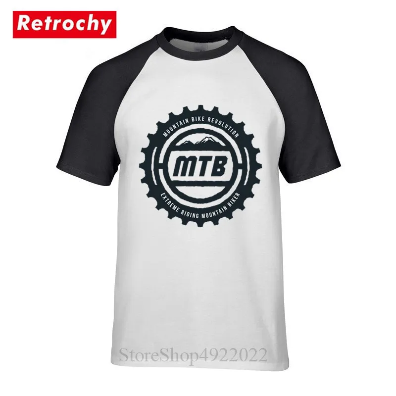 Mountain Bike Pulse Heartbeat Bicycle Cycling Mens Birthday Gift Printed T-Shirt