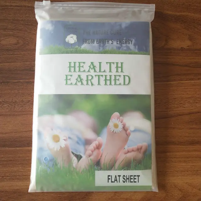 Flat Anti static Ground Earthed Bed Sheet Natural cure with Size Twin