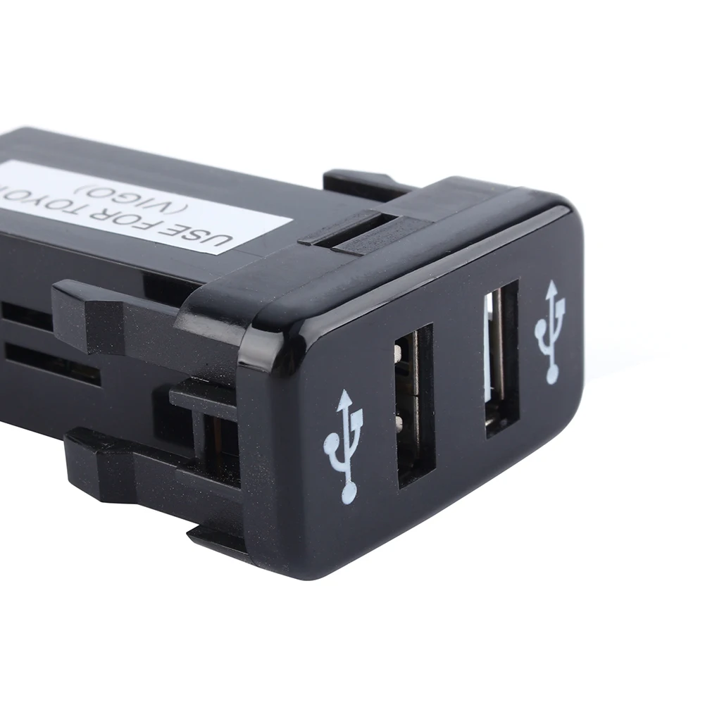 Автомобильный телефон PDA DVR зарядное устройство адаптер двойной USB 12 В