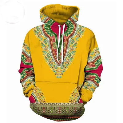 Для мужчин хипстер с Африканским принтом, одежда в африканском стиле свитер с капюшоном Фирменная Новинка Племенной этнический 3D толстовки Для мужчин Для женщин пуловер с капюшоном - Цвет: 6