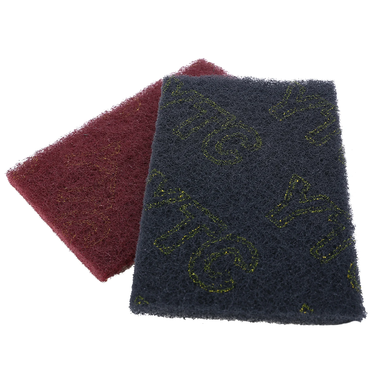 20PcsGreyRedAbrasiveFinishingFineIndustrialScouringPadsHand