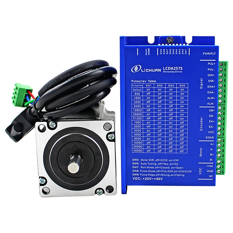 

57 closed loop stepping 2.2Nm screw machine equipment dedicated two-phase closed-loop stepping set LC57H280 with feedback