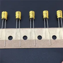 100pcs 4.7uF 63V ELNA Yellow 5x7mm 63V4.7uF Audio capacitor