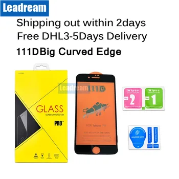 

Leadream DHL 600Pcs 1 11D Curved edge Tempered Glass for iPhone 6 6s 7 8 Plus for iPhone X XR XSMAX 111D with Package