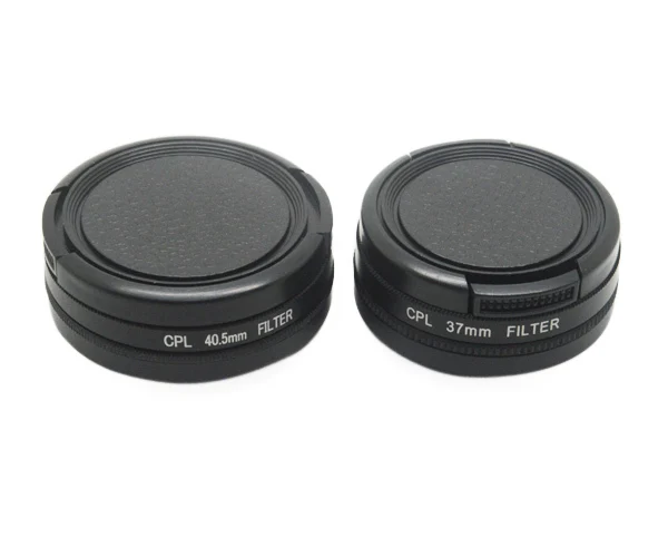 New Action Camera Go Pro Accessories 40.5MM diameter CPL Filter & Lens Cover Set For GoPro Hero 3 + And Gopro 3|filters for water purification|filter