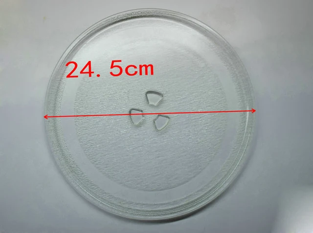 Cheap Free Shipping to Europe ! 24.5cm Microwave Oven Glass Plate for Galanz Midea Haier etc. Microwave Oven Parts