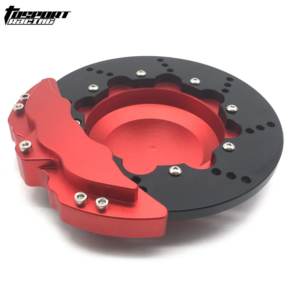 

Racing Design Car Brake Caliper Shape Ashtray Spinning Black Plain Cigarette Ash