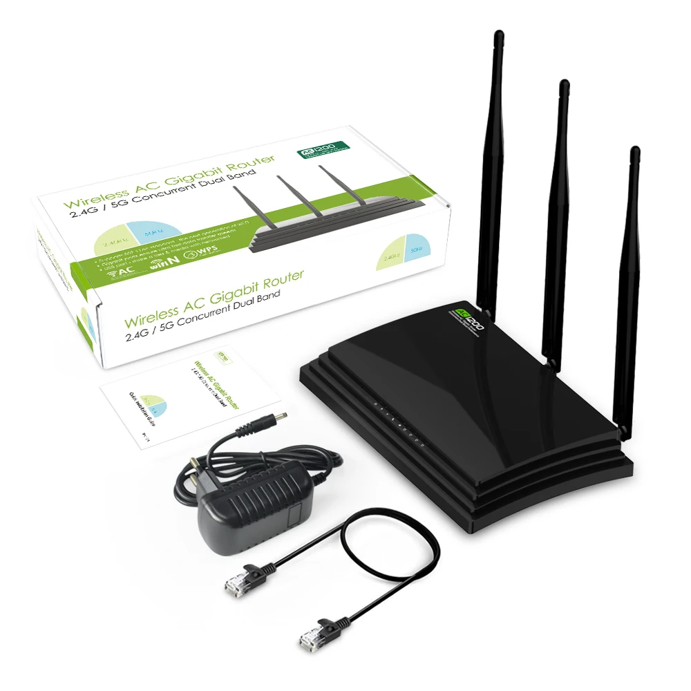 1200 Мбит/с Беспроводной WI FI маршрутизатор высокой Мощность 2.4 г/5 ГГц Wi Fi
