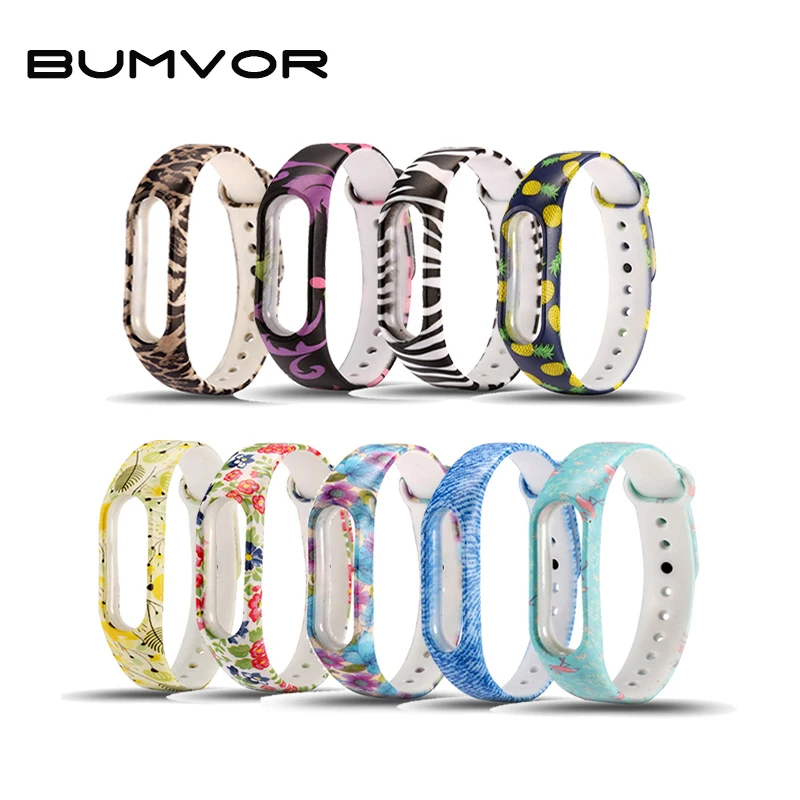Наручный ремешок BUMVOR для Xiaomi Band 2 Top Gift цветной сменный Женский Смарт браслет