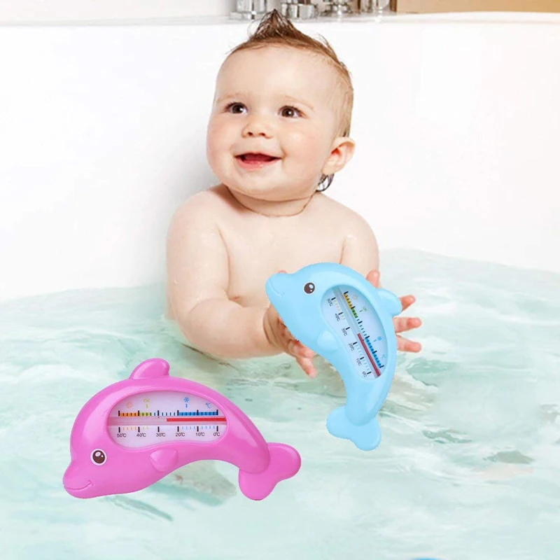Розовый синий Дельфин для воды Термометр водный детская ванночка комнатный термометр для купания малыша WaterTemperature