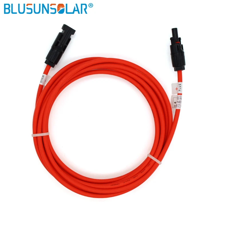 10 шт. высокое качество PV солнечный разъем с 3 метрами 6mm2 (10AWG) Удлинитель для панели