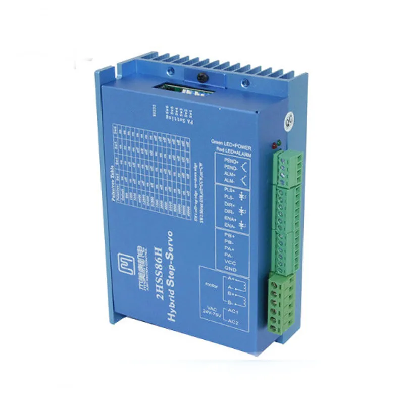 JMC 2HSS86H 2 фазы замкнутый цикл шаговый двигатель драйвер для NEMA34 NEMA42 24V 80VAC 6A 256