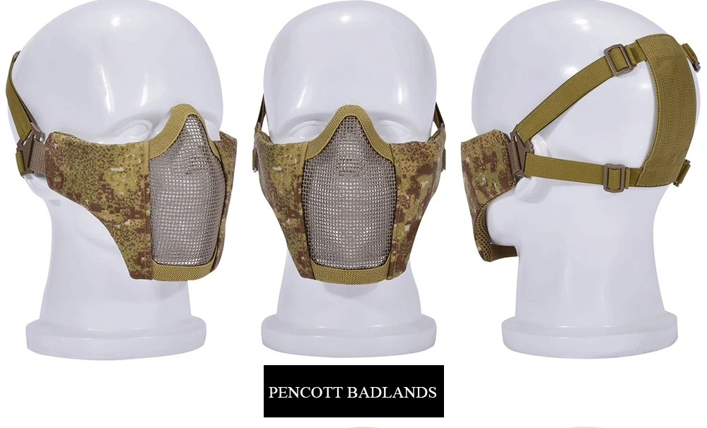 SINAIRSOFT тактический страйкбол маска шлем половина нижней части тела Спортивная безопасность Охота защитный реквизит Пейнтбол Вечерние Маски LY1708