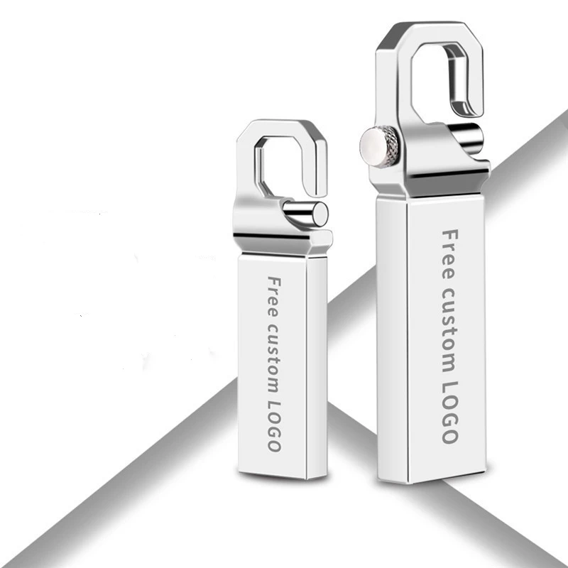 Crazy hot USB 2,0 металлический брелок 128 ГБ флеш-накопитель 32 ГБ usb флэш-накопитель 64 ГБ 16 ГБ 8 ГБ 4 ГБ супер мини-usb палка для Подарочный логотип