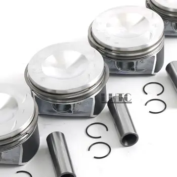 

4x Standard 06D107066C/06D198151B Pistons & Rings 20mm / 82.5mm For V W G TI MK5 MKV Audi A3 A4 2.0 TFSI BPY BWA engine
