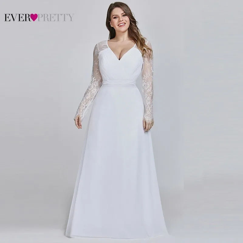 Robe De Soiree Новые Красивые фиолетовые кружевные шифоновые длинные вечерние платья трапециевидной формы с длинным рукавом Элегантного размера плюс вечерние платья