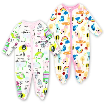 

Babies Girls Clothing Sleeper Pajama Newborn Infant Boys Jumpsuit Set Long Sleeve 3 6 9 12 Months Baby Romper