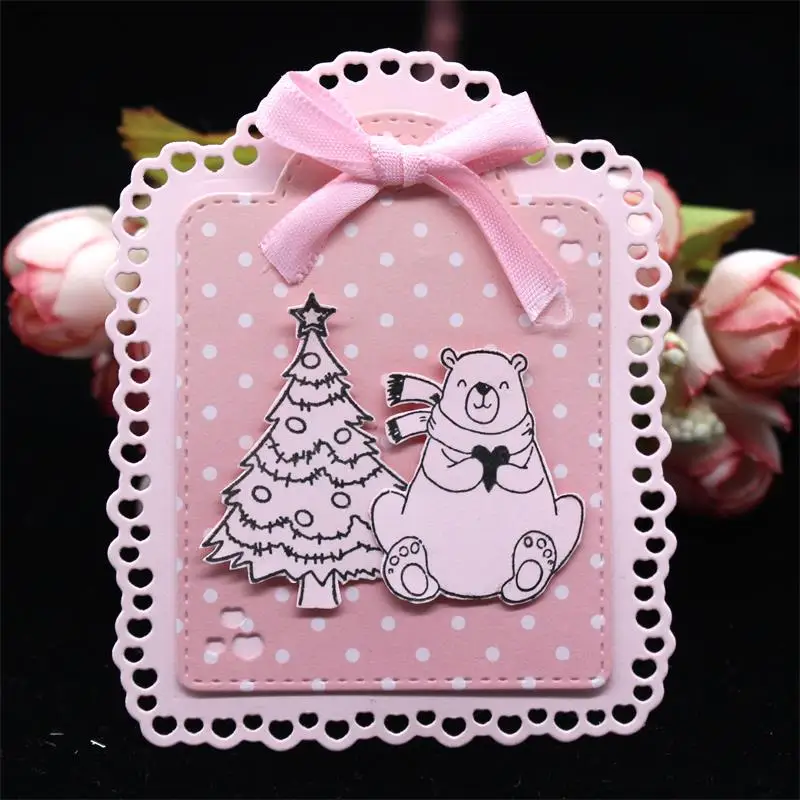 

KSCRAFT Tag Cards Metal Cutting Dies Stencils for DIY Scrapbooking/photo album Decorative Embossing DIY Paper Cards