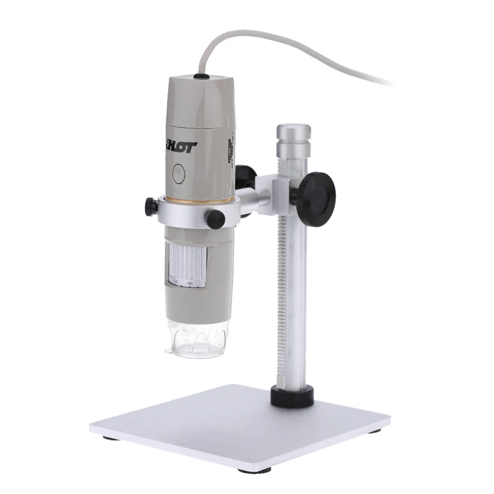 

USB Portable Microscope OTG Function 8LED Digital Zoom Magnifier with Holder True 5.0MP Video Camera 1X-500X Magnification