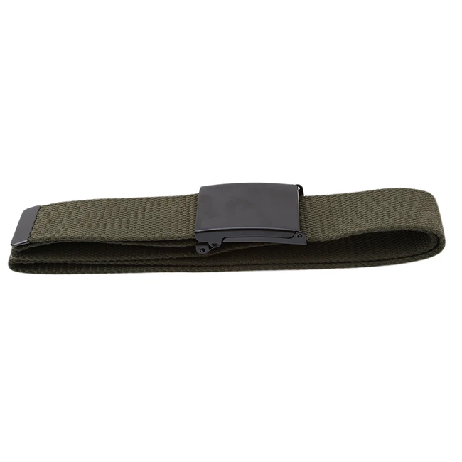 army green Высокое качество Мужские повседневные ремни с пряжкой Новая мода унисекс армейский Тактический поясной ремень мужской ремень тканевый пояс - Цвет: army green