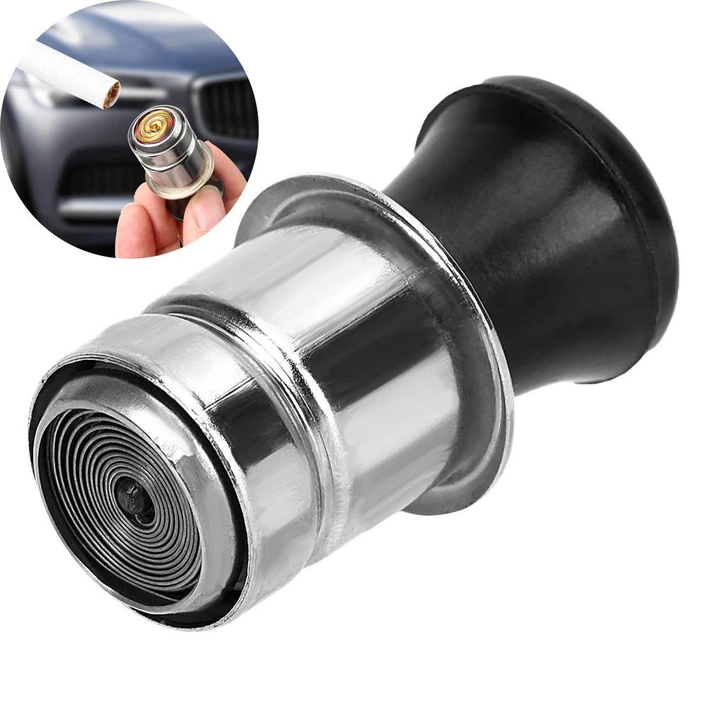 

Automobiles Cigarette Lighter Ignition Interior Part Black 20mm Auto Car Power Plug Socket Output DC 12V Auto Accessories