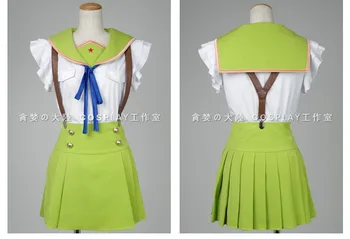 

School Live Ebisuzawa Kurumi/Naoki Miki Cosplay Costume School Uniform S-XL Free Shipping NEW