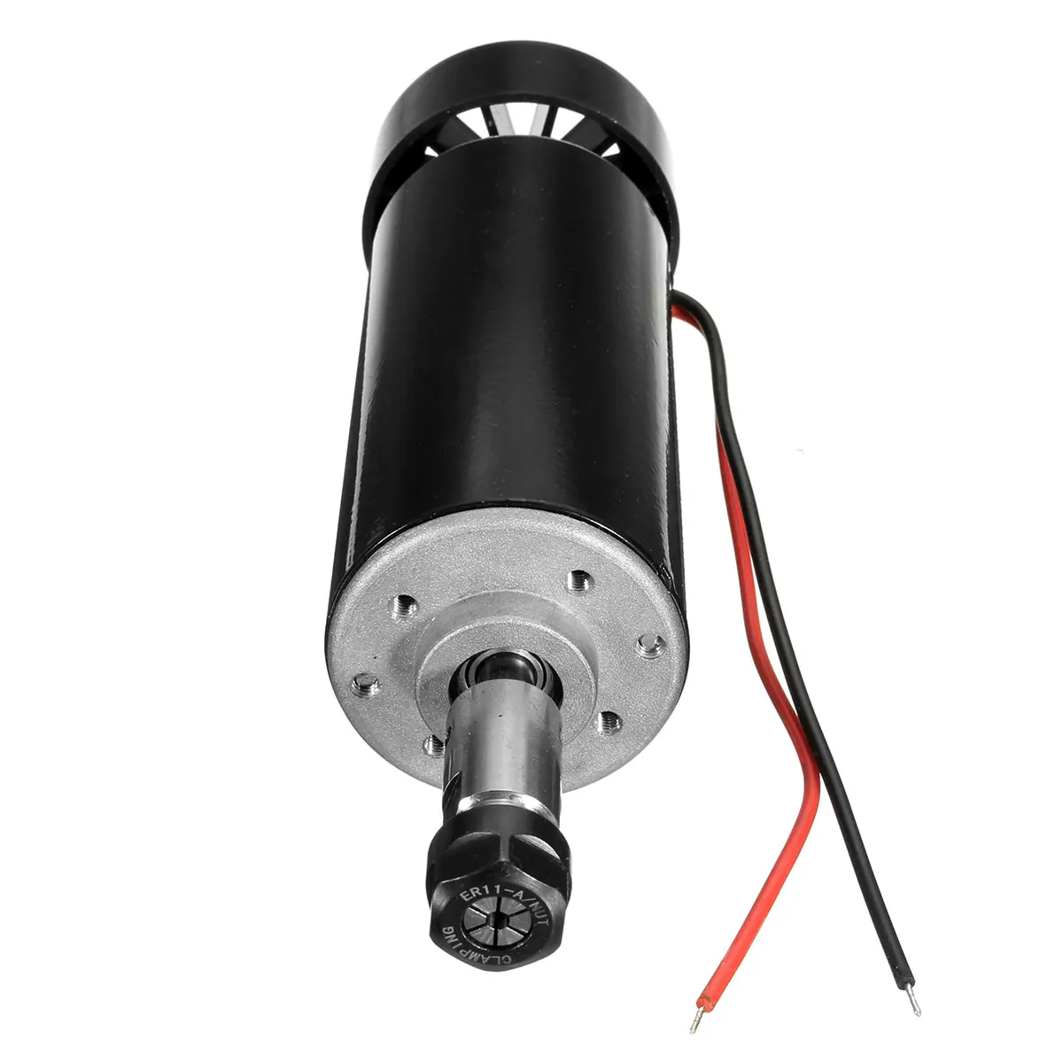  500W Air Cooled Spindle ER11 CNC Spindle Motor Kit + Adjustable Power Supply 52MM Clamps ER11 Colle