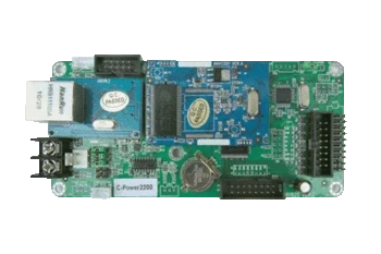 

c-power2200 single and dual color led moving sign lumen led card controller card