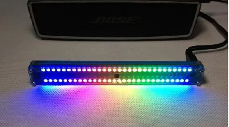 LINK1 двойной 30 уровневый индикатор VColorful Music AudioSpectrum стереоусилитель измеритель УФ