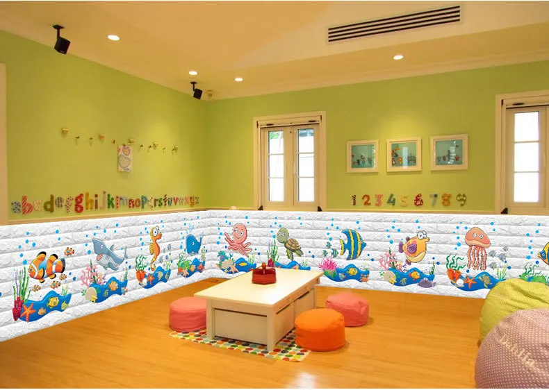 развивающая стена в детском саду. интерактивная комната для детей. наклейки на стену в детский сад. стены в детском саду. креативные стены в детском саду.