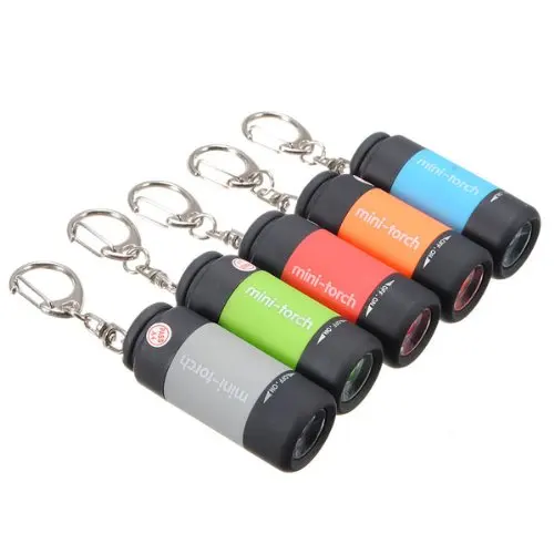 1 pcs USB Mini Torch Flashlight LED Portable Rechargeable with door key chain
