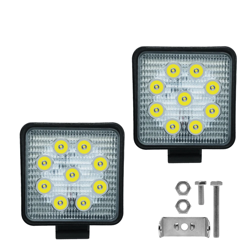 

4 inch Led Work Light 27W/48W Spot Flood Offroad Light Bar Indicators For SUV Car Truck Bus Boat Tractor Freepost