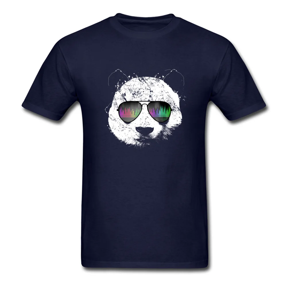 Old School Panda Funny Tshirts for Men All Cotton April FOOL DAY Tops Tees Birthday Tops T Shirt Short Sleeve Wholesale O Neck Old School Panda navy