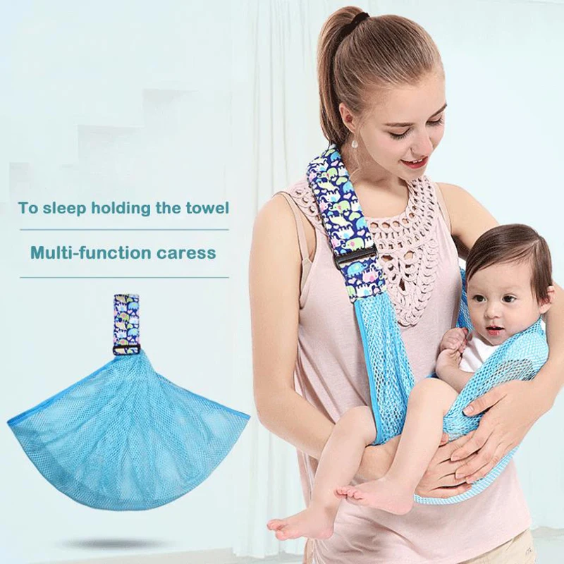 

Newborn Baby Carriers Mesh Infant Sling Wrap Breastfeeding Papoose Nursing Pouch Summer Breathable New Hot