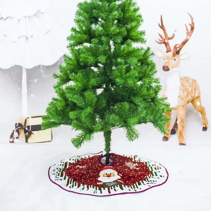 90 см юбки для рождественской елки под новогоднюю елку напольный коврик Рождественская елка орнамент Navidad вечерние принадлежности