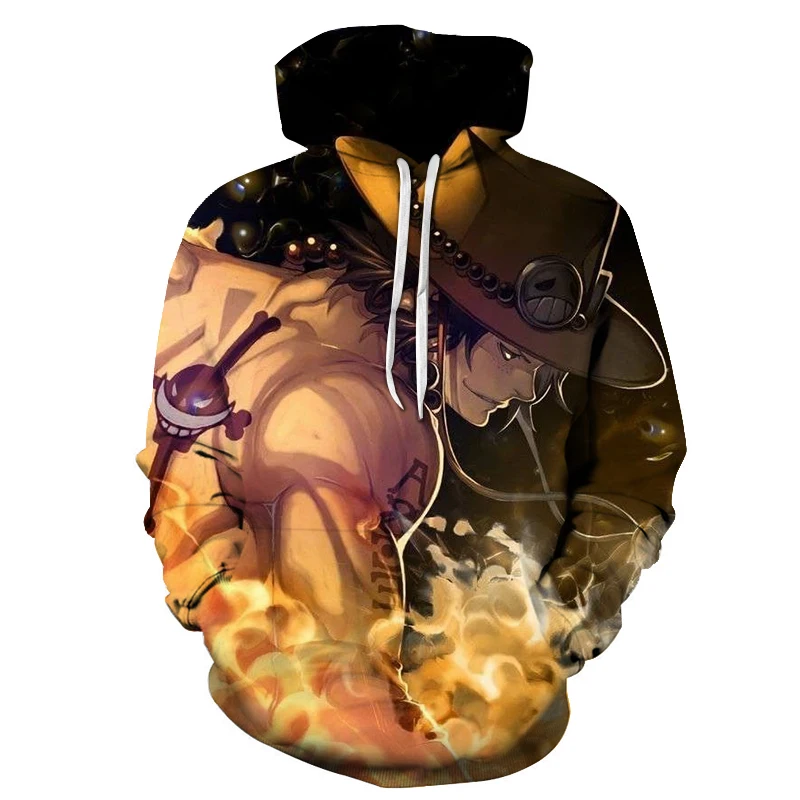 

Cloudstyle 3D Hoodies Anime Sweatshirts One Piece Luffy 3d Print Men Clothes 2019 new Pullovers Tops Streetwear Plus Size s-6xl