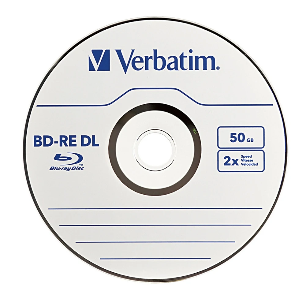 DVD диски Verbatim 5 шт. 2X50 GB Bluray BD-RE DL CD Диски пустой диск двухслойный перезаписываемый пустой медиа-Lotes