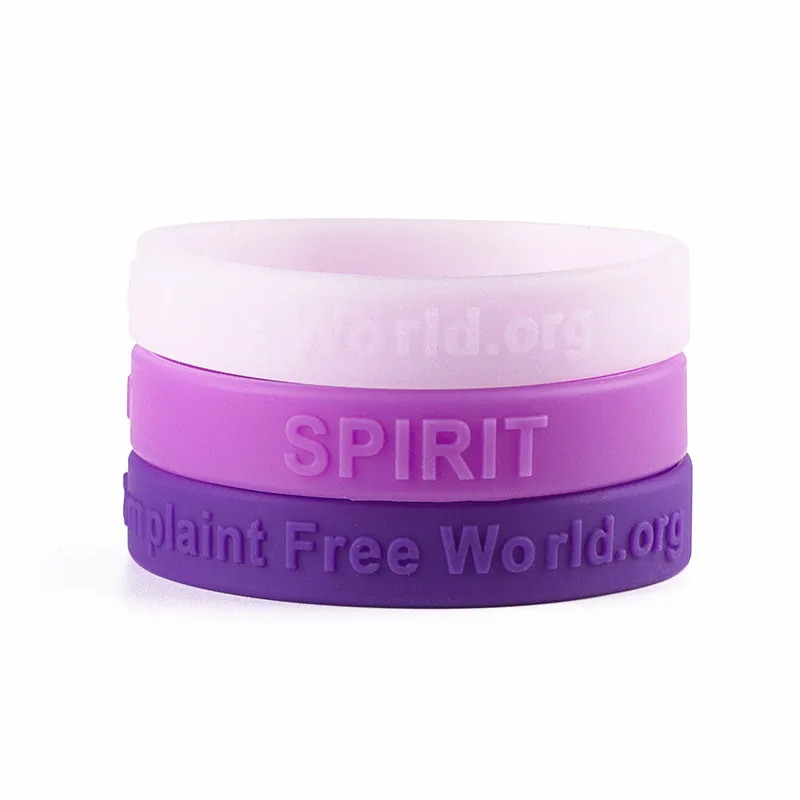 3 шт. жалоба Free world. Org силиконовые браслеты и браслеты Фиолетовый спортивный дух браслеты для мужчин женщин влюбленных студенческие подарки SH285