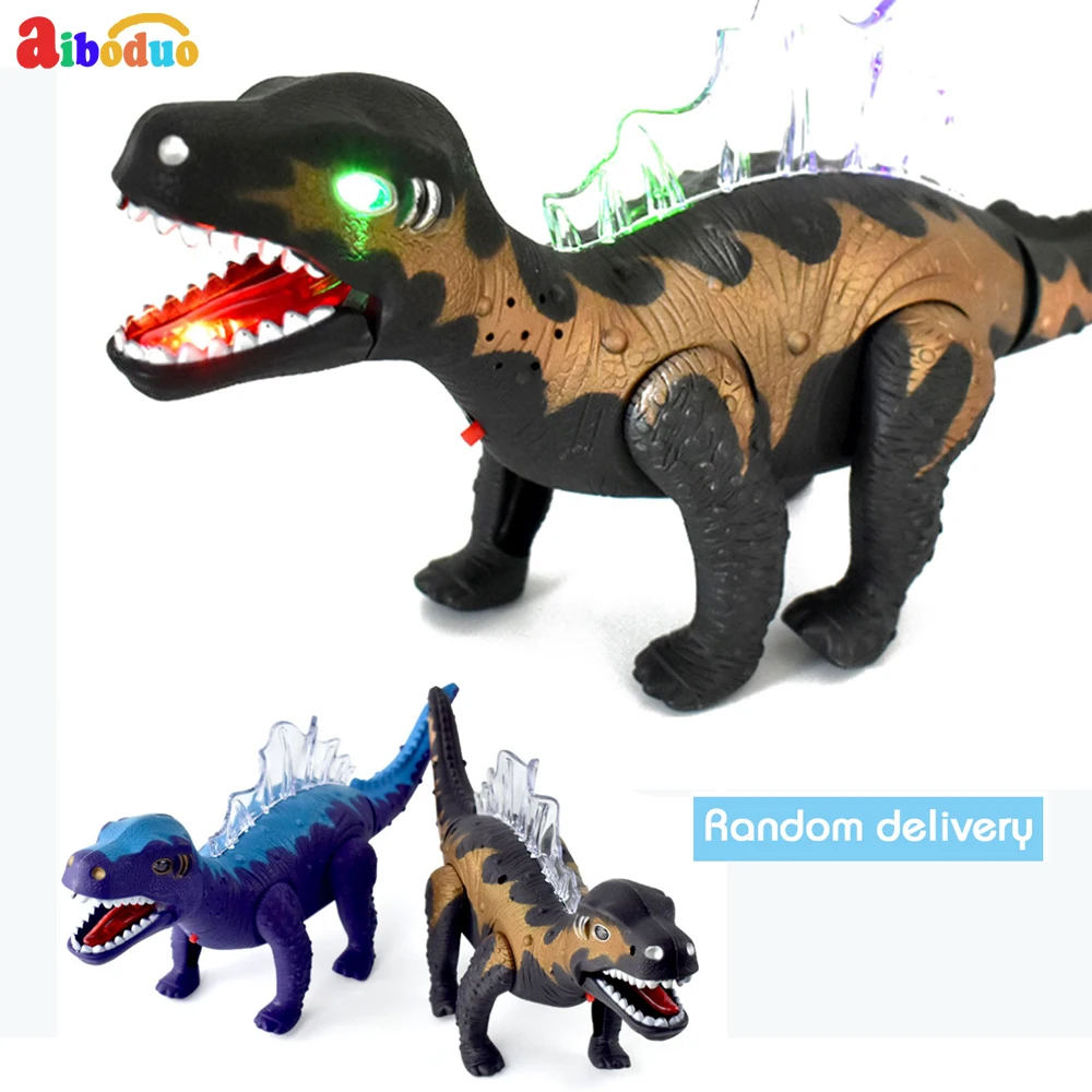 Electric Dinosaurs Boys Girls Gift Toy LED Light Sound Action Figure Tyrannosaurus Simulation Dinossauro Animals Model Kids Toys | Игрушки и