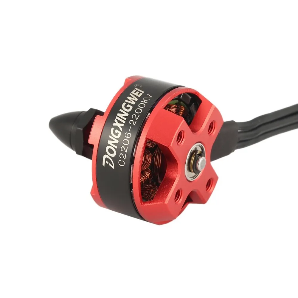 4 шт. DXW C2206 2200KV 2-4 S CW/CCW 5 мм бесщеточный двигатель для RC гоночный Дрон, Мультикоптер Квадрокоптер 5043/6040 пропеллер