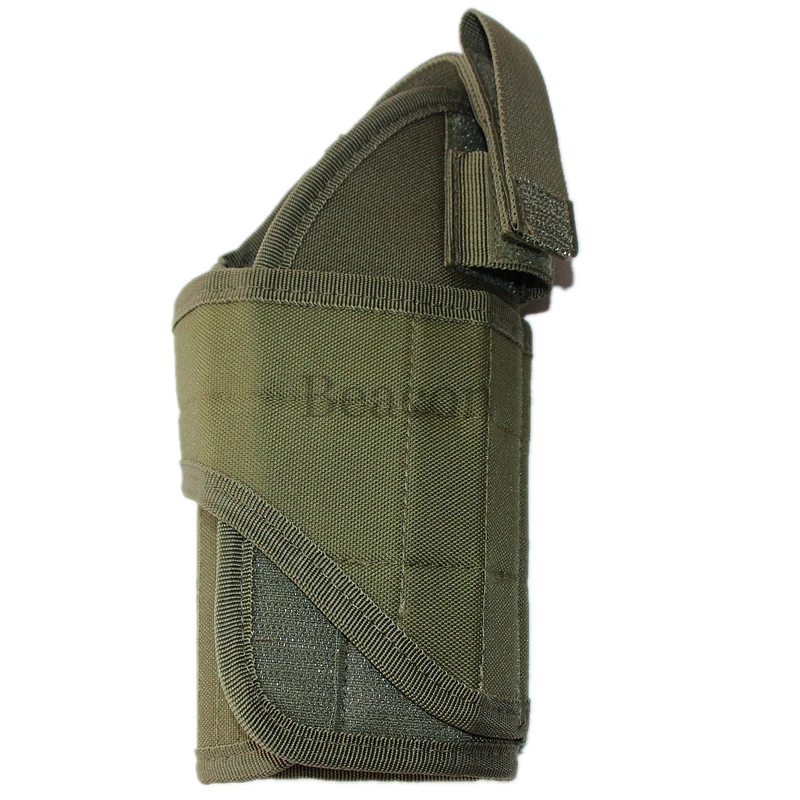 Molle Vest тактический пистолет кобура Скрытая кобура пистолет сумка для переноски Регулируемый правый твердый пистолет кобура Сумка подходит PKK. И так далее