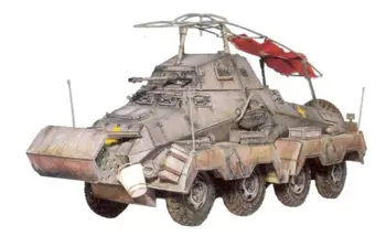 

World War II Sd.Kfz.232 Chariot 3D Paper Model DIY