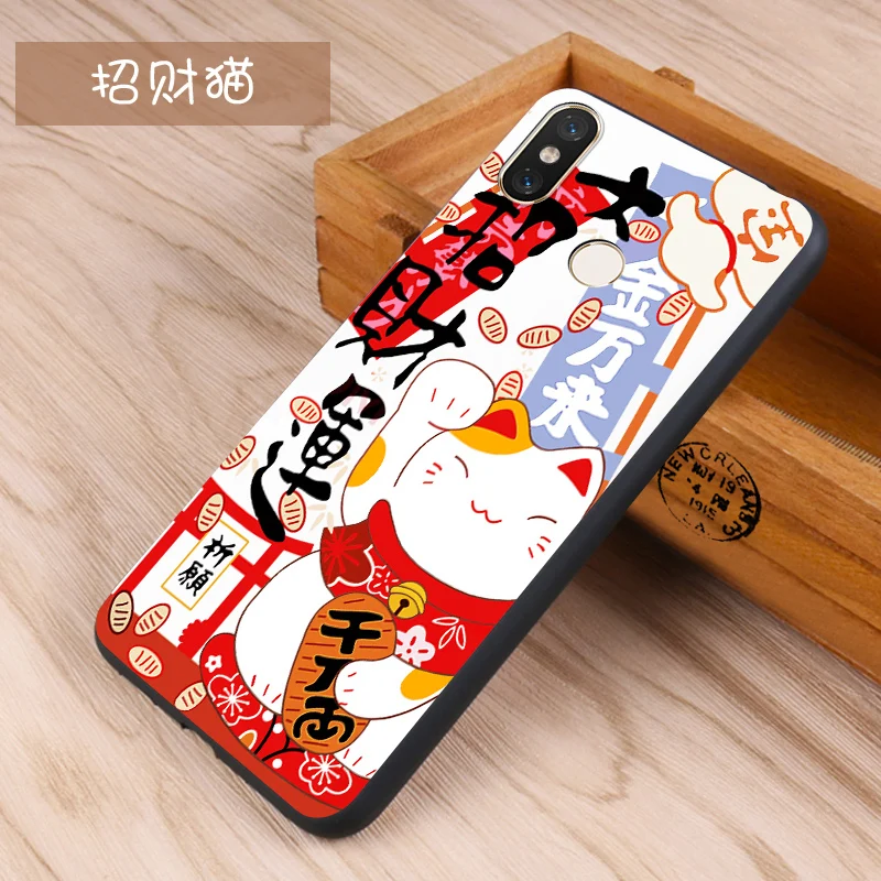 Case for Xiaomi Mi8 Case Silicone Cover for Xiaomi Mi8 Case Cover bag Skin Wolf Fish Skull Mi8 Fundas 100% BiNFUL 27