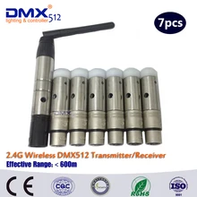 DHL Free Shipping wireless dmx 512 receiver wireless transfer the signal led moving head light wireless